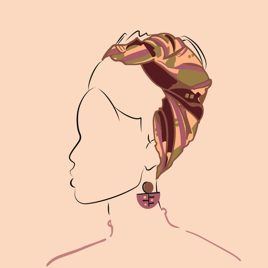 Woman with Head Scarf